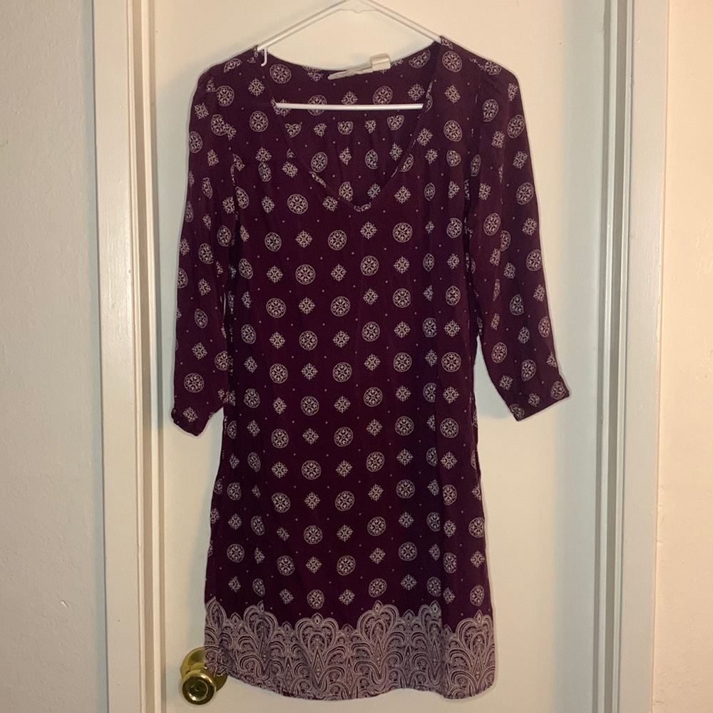 Bohemian style flowy dress